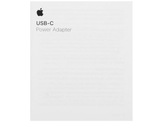 Зарядное устройство Apple 20W USB-C Power Adapter MUVV3ZMA/MD3J4ZM/A